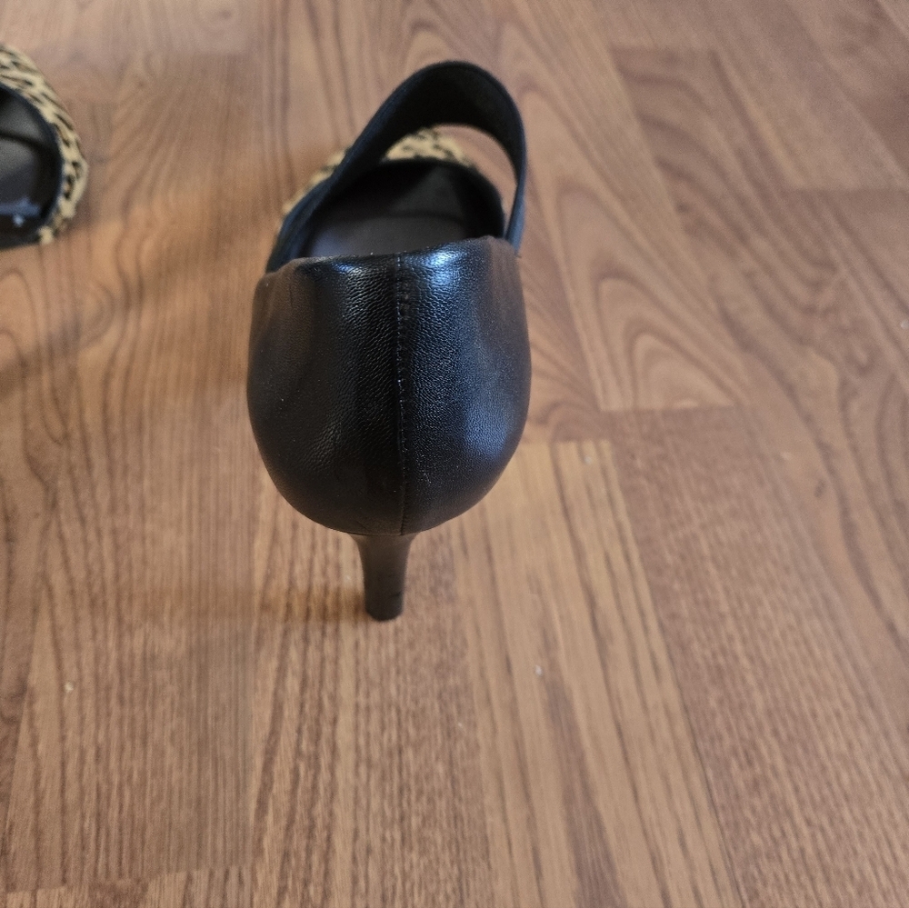 Rockport, Leopard Print Women's Shoes with Black Strap - Picture 7 of 9